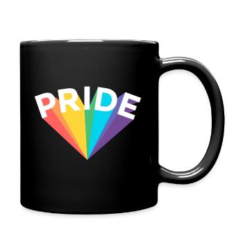 Fierté Colorée - Mug uni - noir - Droite