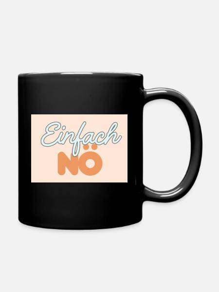 Juste non - Mug uni - noir
