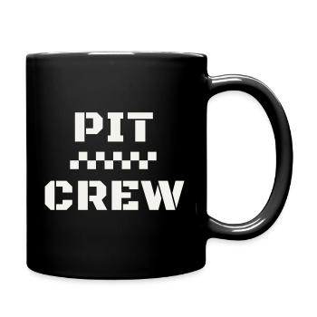 Équipe de course de Pit Crew Motorsport Course aux stands - Mug uni - noir - Droite