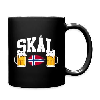 Vacances en Norvège dans les fjords de Norge Voyage en Scandinavie - Mug uni - noir - Droite