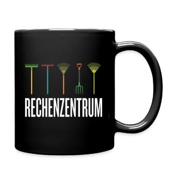 Rechenzentrum Gärtner Garten Gartenarbeit - Tasse einfarbig - Schwarz - Rechts