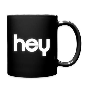 HEY Cloudline Abstract Banner - Full Colour Mug - black - Right