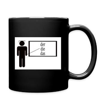 German Teacher - Full Colour Mug - black - Right
