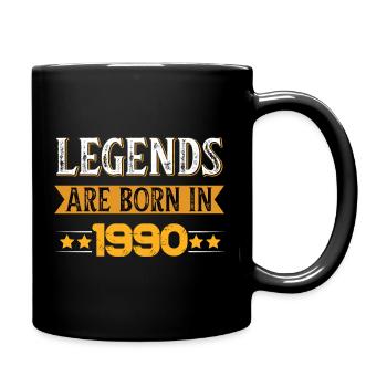 Birthday born in 1990 - Full Colour Mug - black - Right