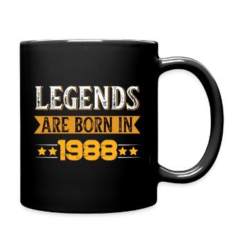 Birthday born in 1988 - Full Colour Mug - black - Right