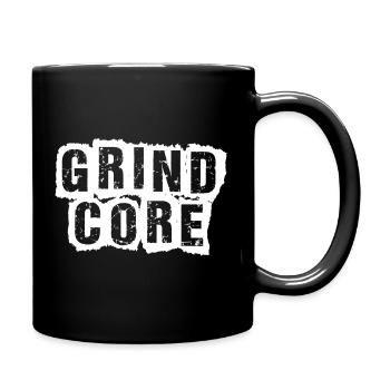 Grindcore Distressed Text - Tasse einfarbig - Schwarz - Rechts