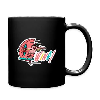 Wingfoil - Tasse einfarbig - Schwarz - Rechts