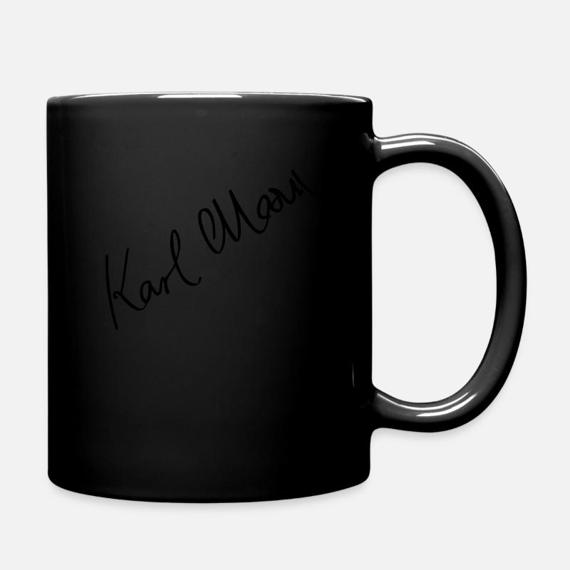 Karl Marx - Tasse einfarbig - Schwarz