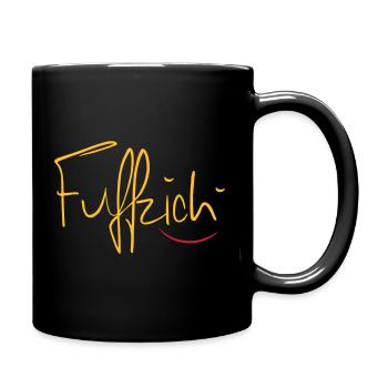 fünfzig - Tasse einfarbig - Schwarz - Rechts