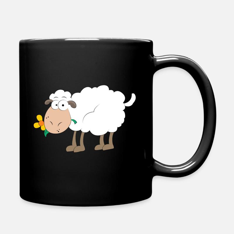 sheep - Full Colour Mug - black