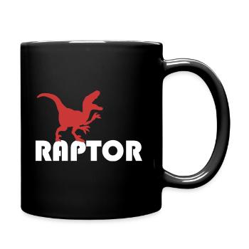dinosaure - Mug uni - noir - Droite
