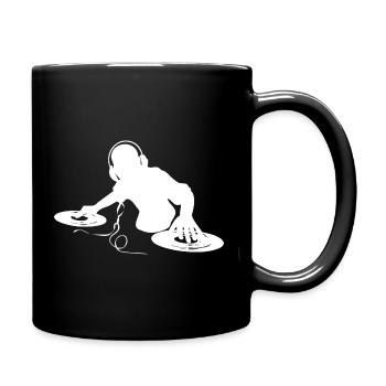 DISC JOCKEY - Full Colour Mug - black - Right