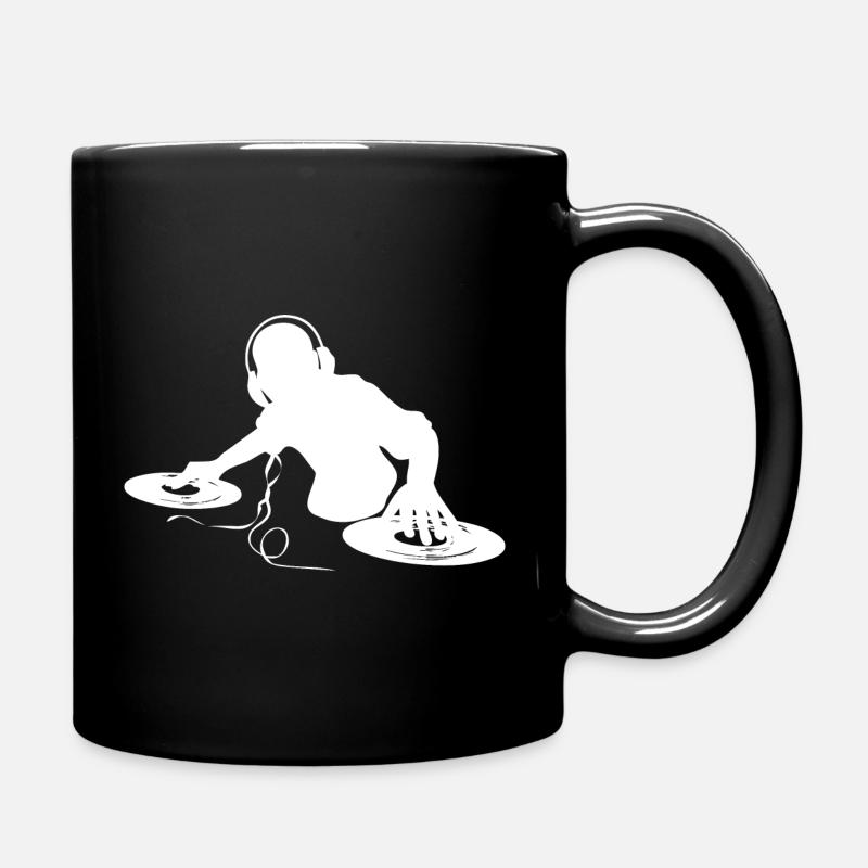 DJ - Tasse einfarbig - Schwarz
