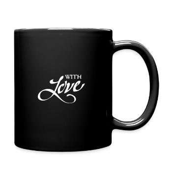 With love - Full Colour Mug - black - Right