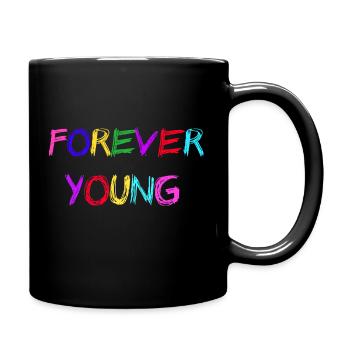 Young - Tasse einfarbig - Schwarz - Rechts
