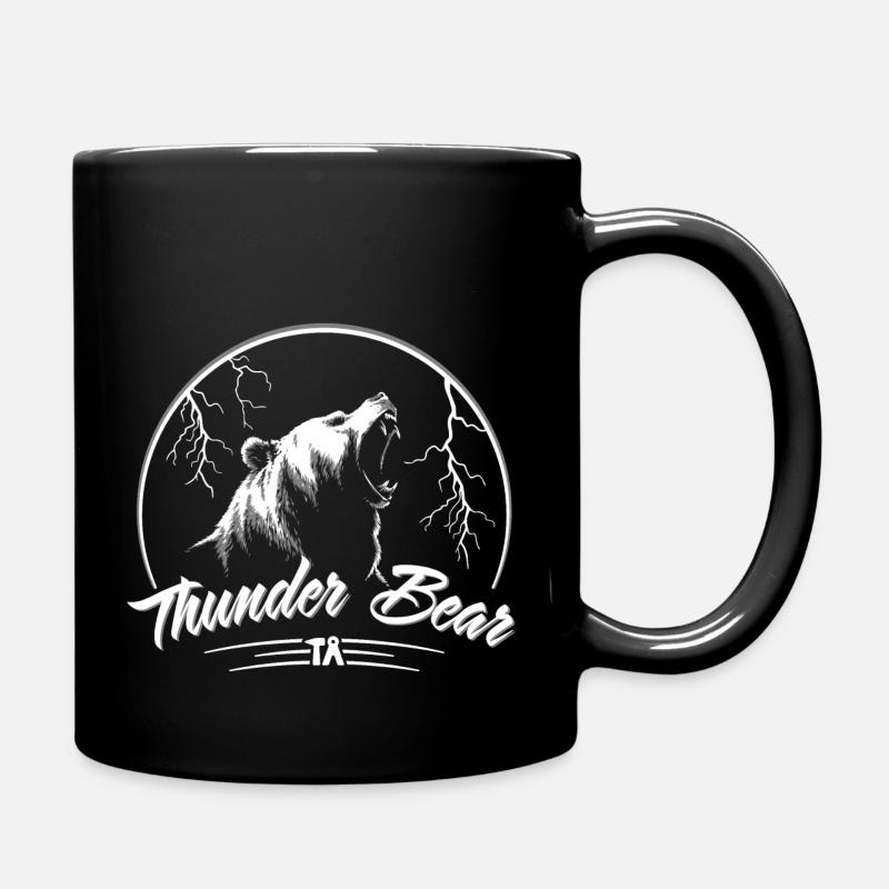 Thunder Bear - Full Colour Mug - black
