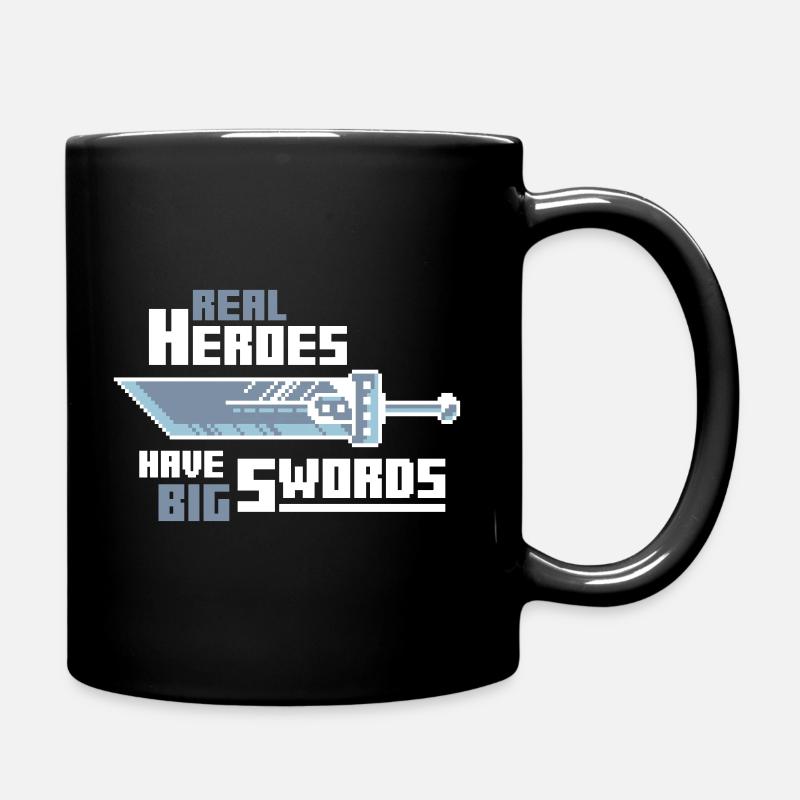 Real Heroes, Big Swords - Mug uni - noir