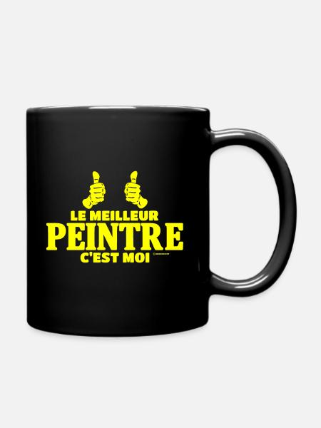 Le meilleur peintre c'est moi - Mug uni - noir