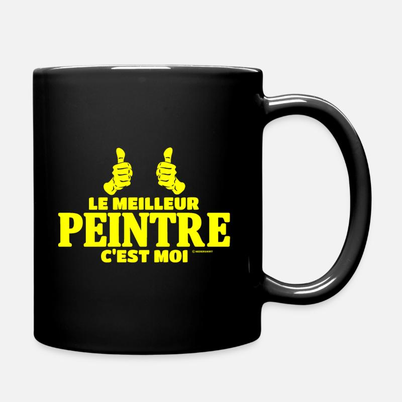 Le meilleur peintre c'est moi - Mug uni - noir