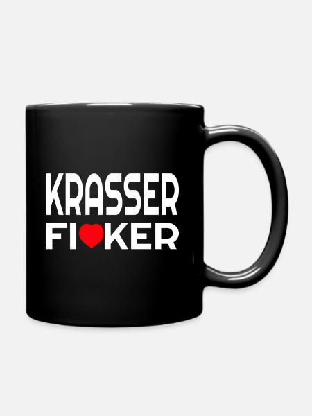 Krasser Ficker Party Shirt - Tasse einfarbig - Schwarz