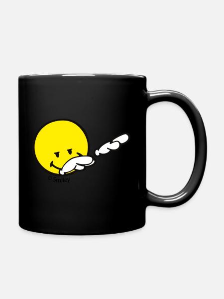 SmileyWorld Dabbing Move - Tasse einfarbig - Schwarz