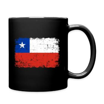 Chile - Tasse einfarbig - Schwarz - Rechts
