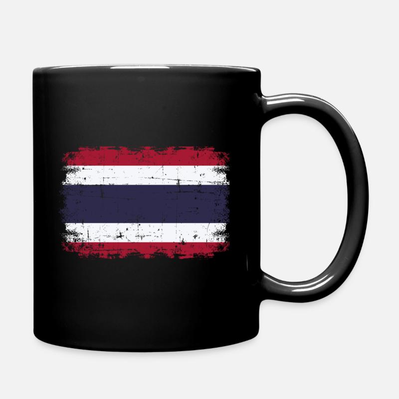 Thailand - Tasse einfarbig - Schwarz