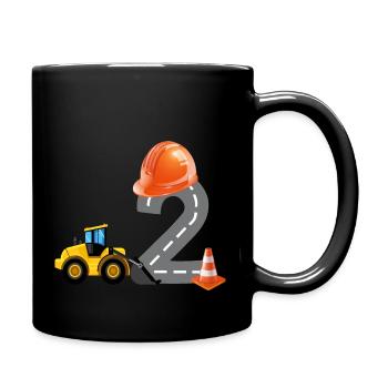 Bagger 2e anniversaire - Mug uni - noir - Droite
