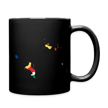 Seychelles flag - Tasse einfarbig - Schwarz - Rechts