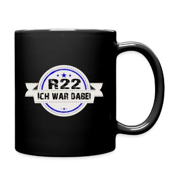 Kältetechniker R22 Ich war dabei - Tasse einfarbig - Schwarz - Rechts