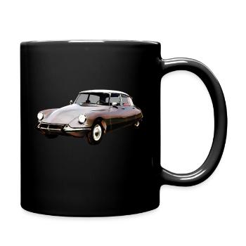 Ancienne voiture 4 - Mug uni - noir - Droite