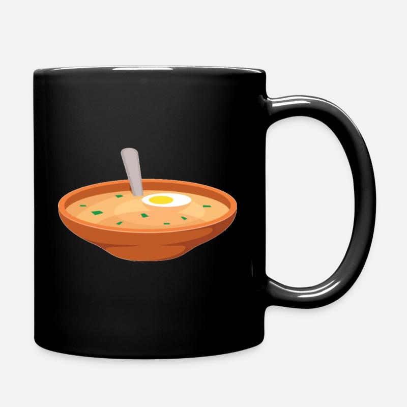 Suppe - Tasse einfarbig - Schwarz