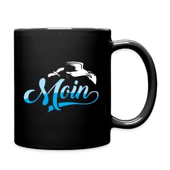 Moin East Frisia flat German coastal country - Full Colour Mug - black - Right