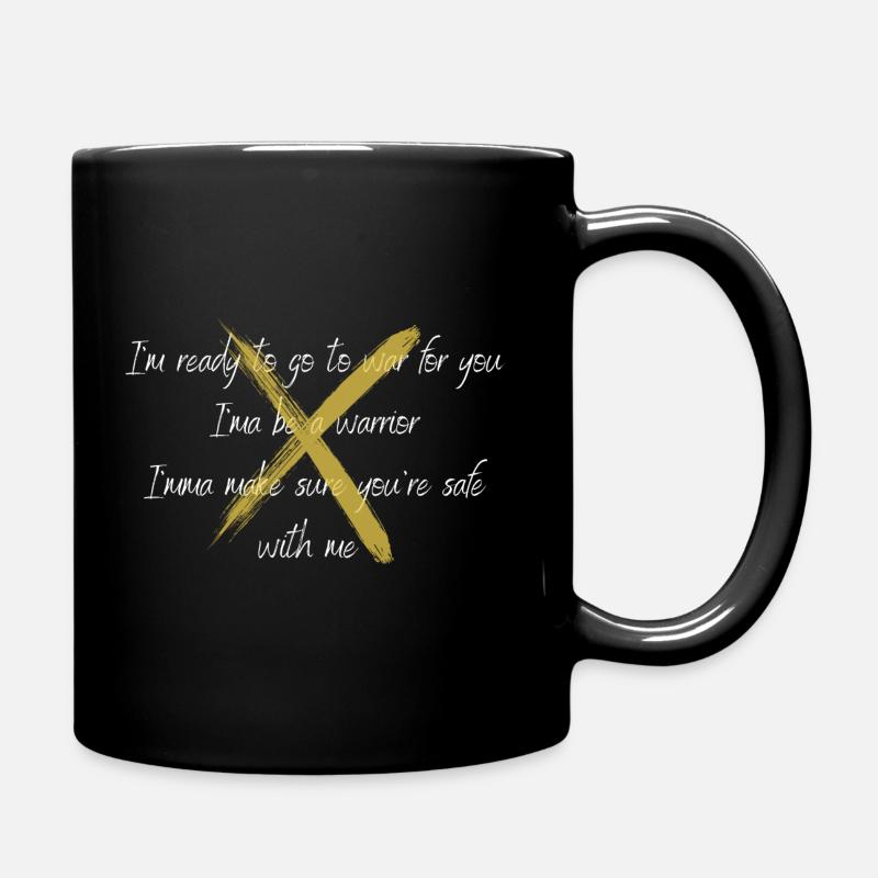 X - Tasse einfarbig - Schwarz