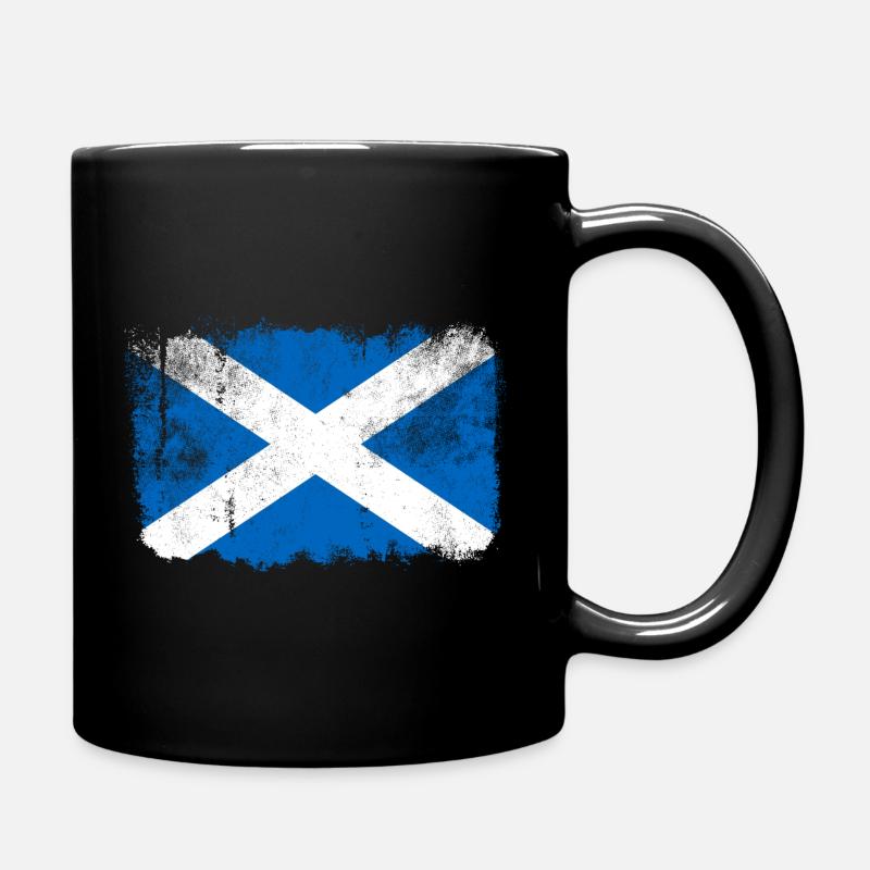 Schottland Flagge - Tasse einfarbig - Schwarz