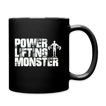 Power Lifting Monster Cadeau - Mug uni - noir - Droite