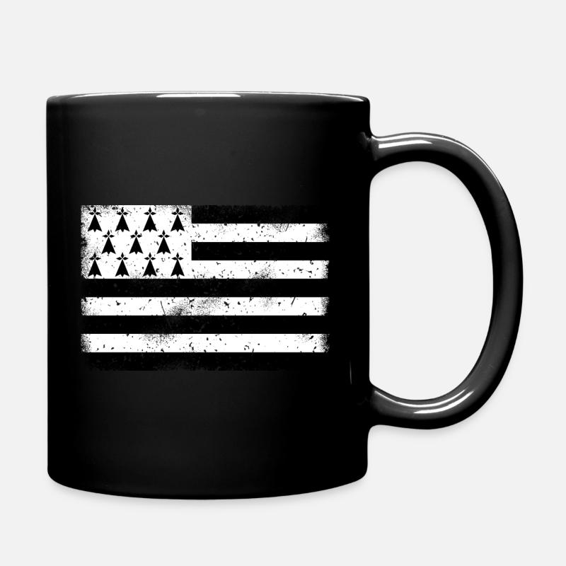 Bretagne VINTAGE - Tasse einfarbig - Schwarz