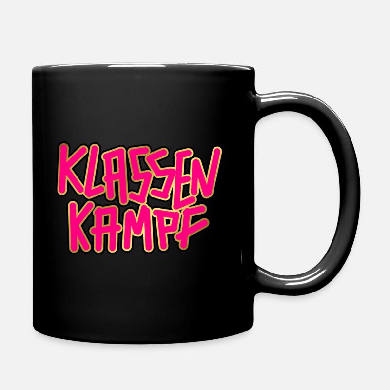 klassen kampf - Tasse einfarbig - Schwarz
