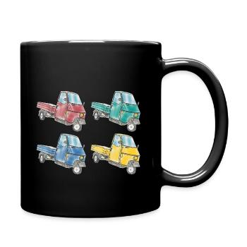 APE haute 4 - Mug uni - noir - Droite