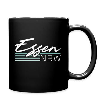 Essen Stadt NRW Nordrhein Westfalen - Tasse einfarbig - Schwarz - Rechts