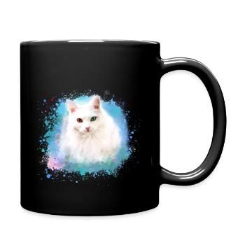 Persian cat,cat,ragdoll,siam cat - Full Colour Mug - black - Right
