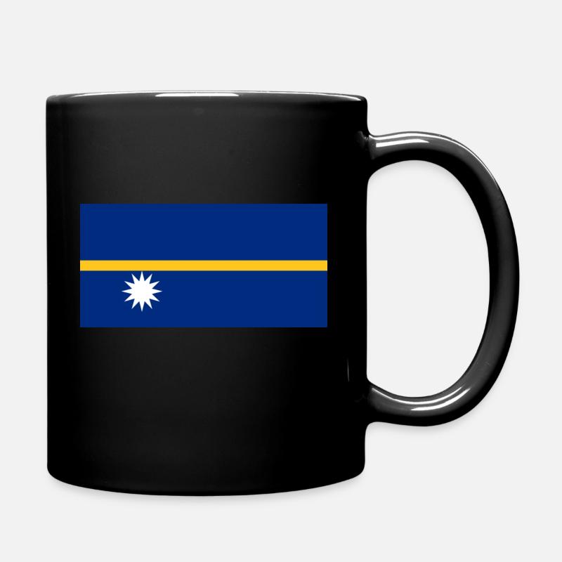 Flagge Nauru - Tasse einfarbig - Schwarz