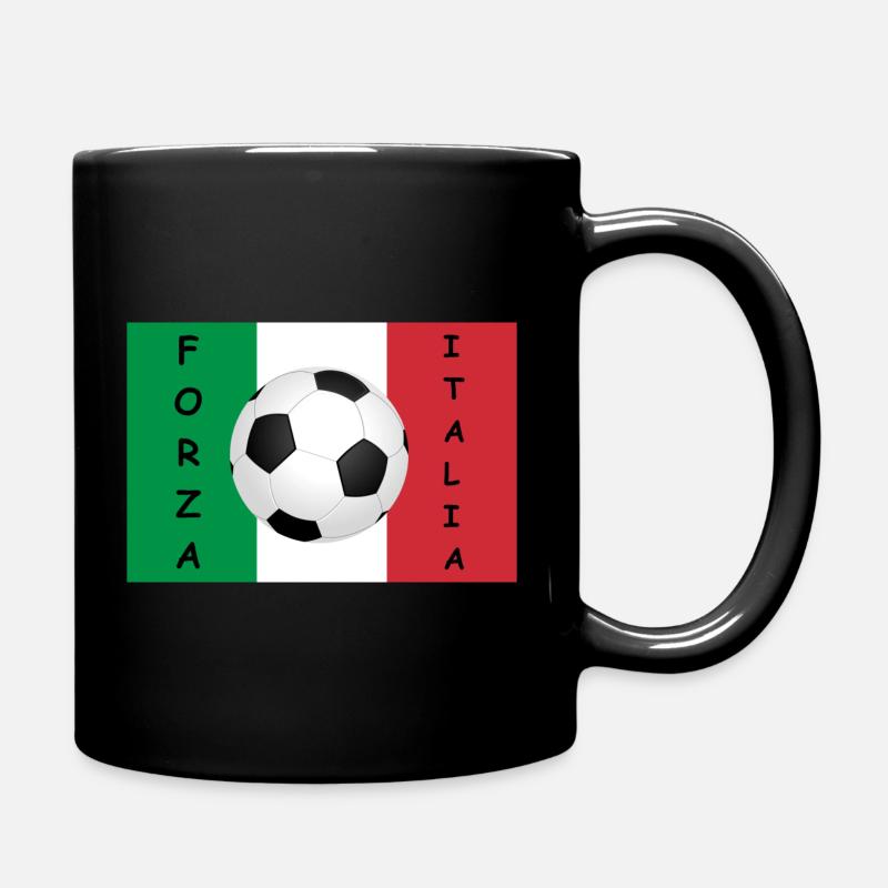 Forza Italia - Tasse einfarbig - Schwarz