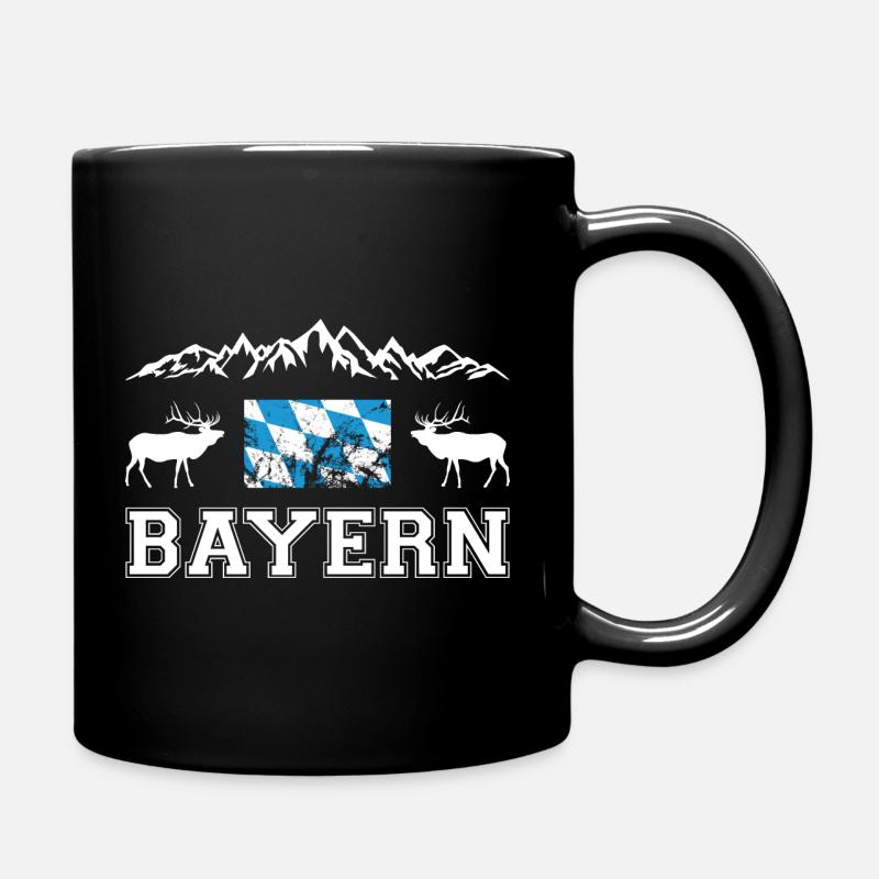 Bayern - Tasse einfarbig - Schwarz