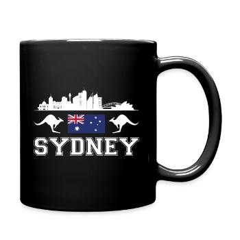 Sydney - Full Colour Mug - black - Right