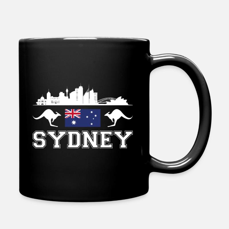 Sydney - Full Colour Mug - black