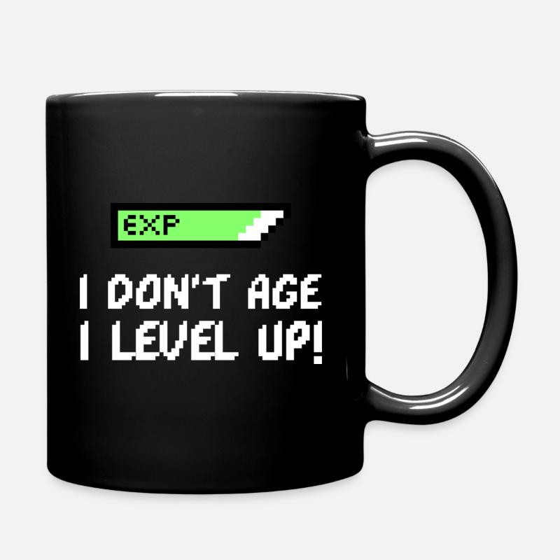 Gaming Shirt - Tasse einfarbig - Schwarz