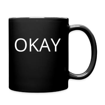 Okay - Tasse einfarbig - Schwarz - Rechts