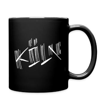 Köln - Tasse einfarbig - Schwarz - Rechts