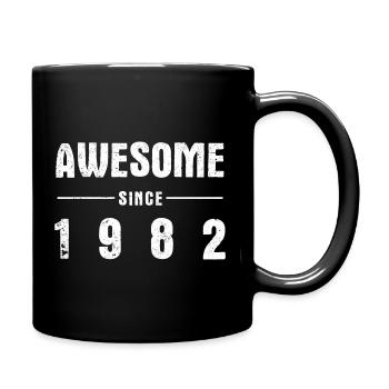 Awesome -since- 1982 - Full Colour Mug - black - Right